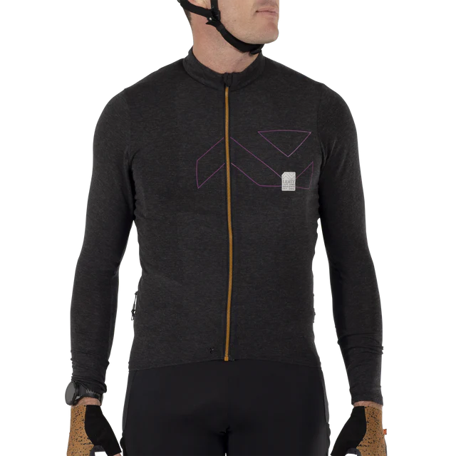 LEATT MTB ENDURANCE 4.0 Koszulka z długim rękawem czarna - Image 6