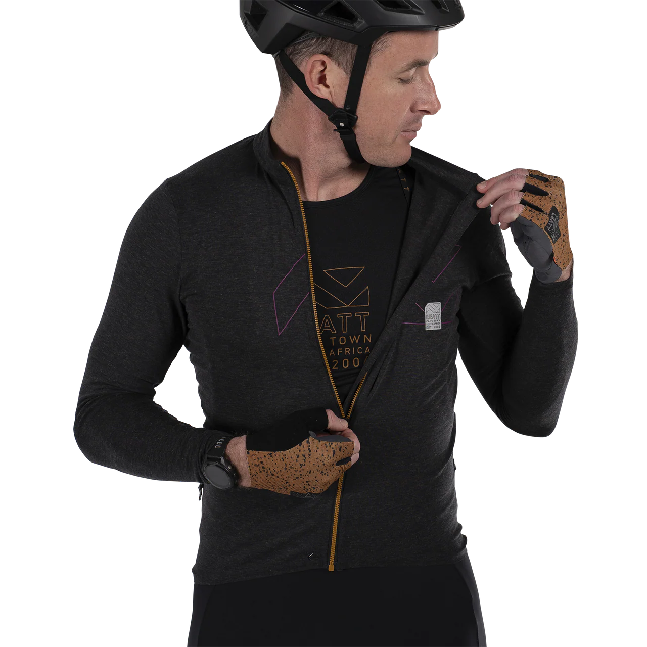 LEATT MTB ENDURANCE 4.0 Koszulka z długim rękawem czarna - Image 7