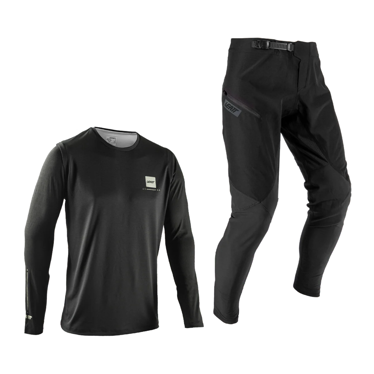 LEATT MTB GRAVITY 1.0 Junior zestaw koszulka + spodnie czarny