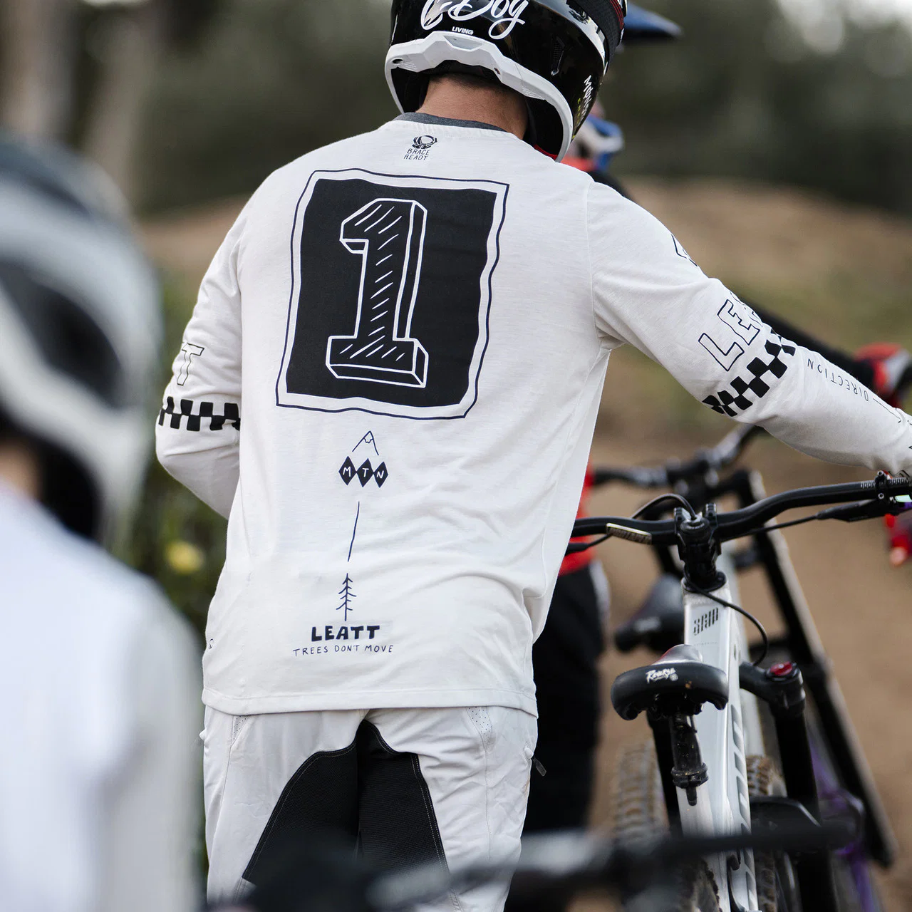 LEATT MTB GRAVITY 3.0 Koszulka z długim rękawem biała - Image 4