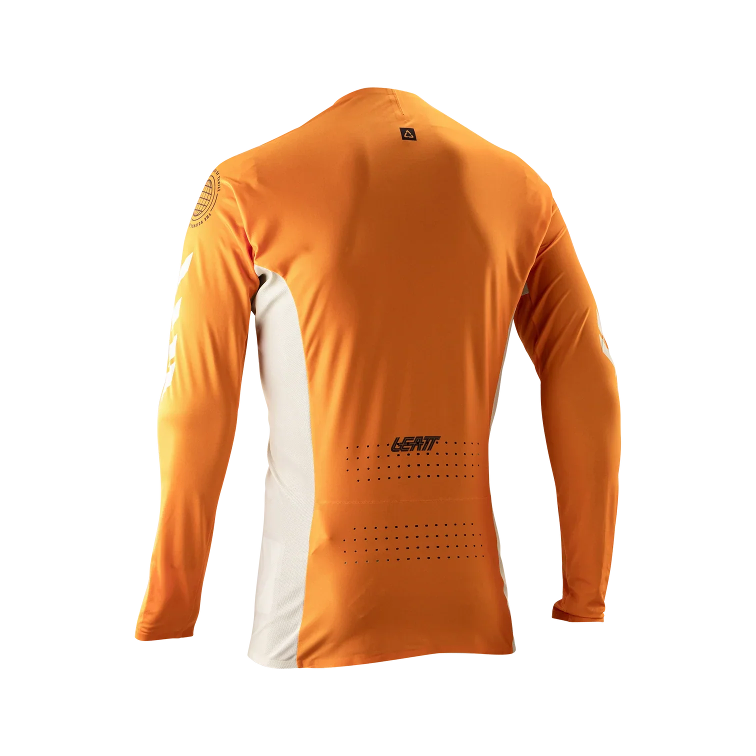 LEATT MTB GRAVITY 5.0 Koszulka z długim rękawem biały/pomarańczowy - Image 2