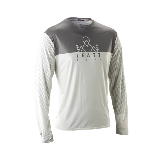 LEATT MTB TRAIL 3.0 Koszulka z długim rękawem biała