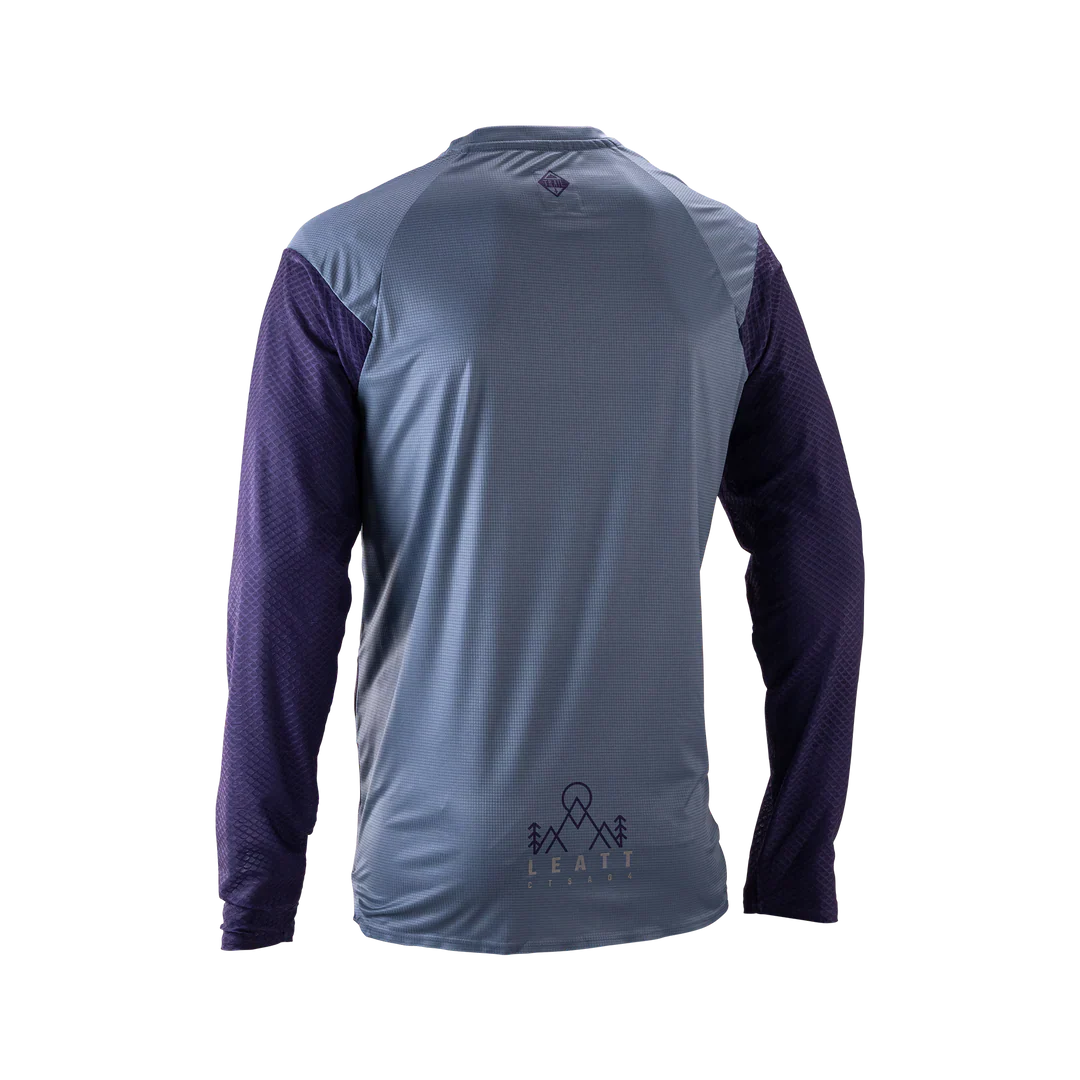 LEATT MTB TRAIL 3.0 Koszulka z długim rękawem niebieska - Image 2