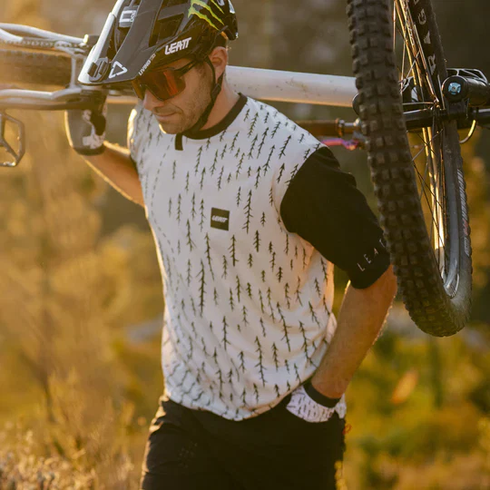 LEATT MTB TRAIL 3.0 Koszulka z krótkim rękawem biała - Image 4