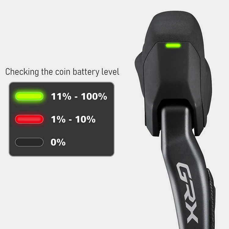 Lewa dźwignia i zacisk przedni SHIMANO GRX RX825 Mono - Image 11