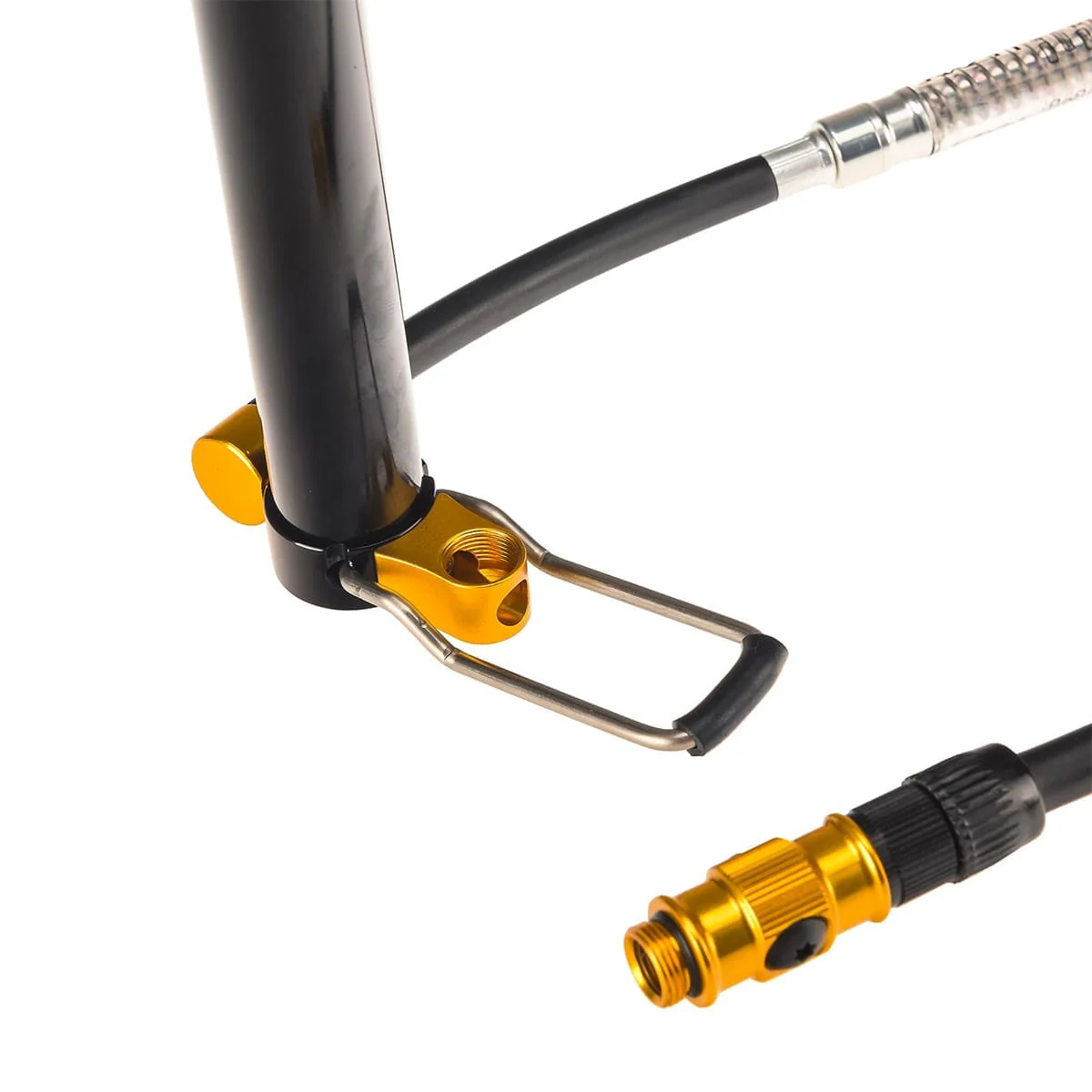 LEZYNE MICRO FLOOR DRIVE HPG Kompaktowa pompka nożna czarna - Image 3