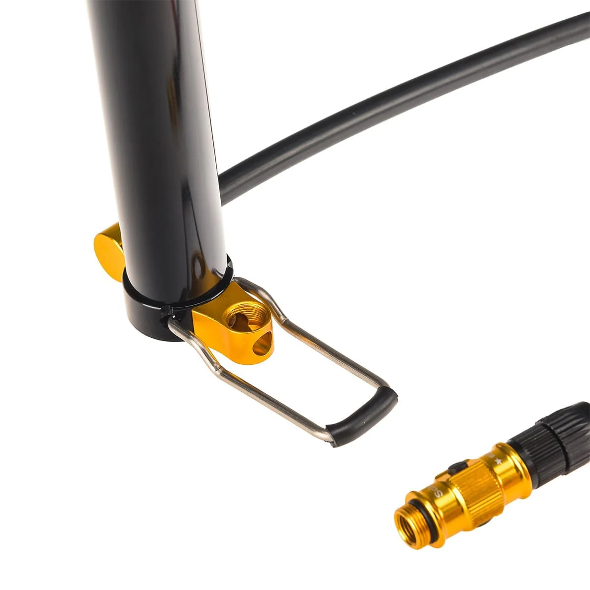 LEZYNE MICRO FLOOR DRIVE HV Kompaktowa pompka nożna czarna - Image 6