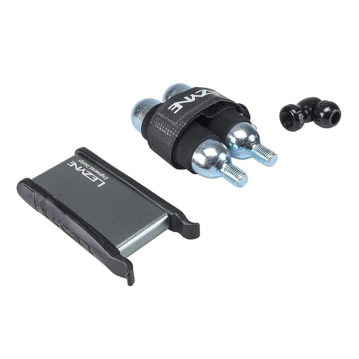 LEZYNE TWIN KIT Nasadka udarowa CO2 + gwintowany nabój CO2 16 g (x2) - Image 3