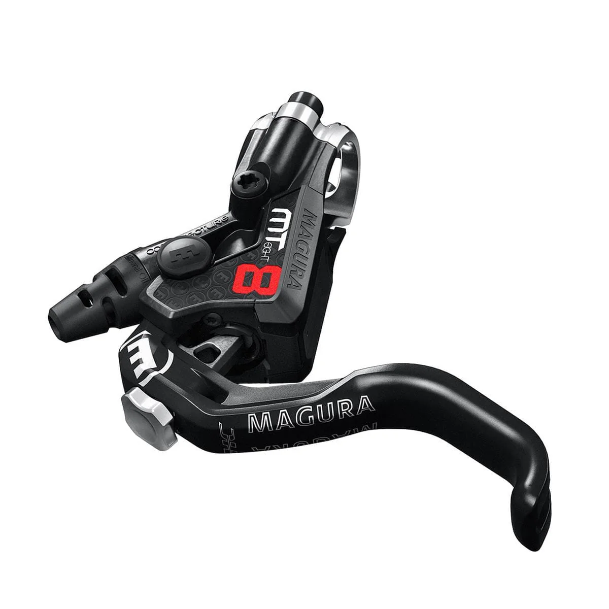 MAGURA MT8 PRO Kompletna dźwignia przednia / tylna 1-palcowa czarna