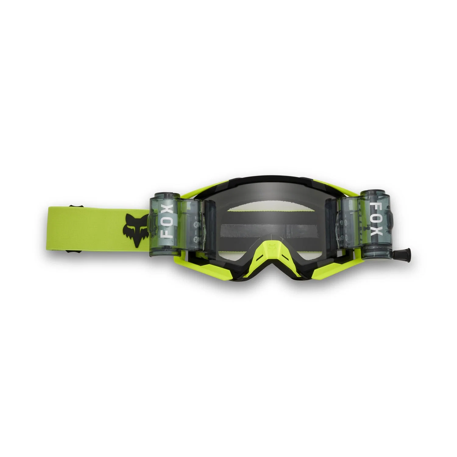 Maska FOX AIRSPACE ENDURO ROLL OFF żółta