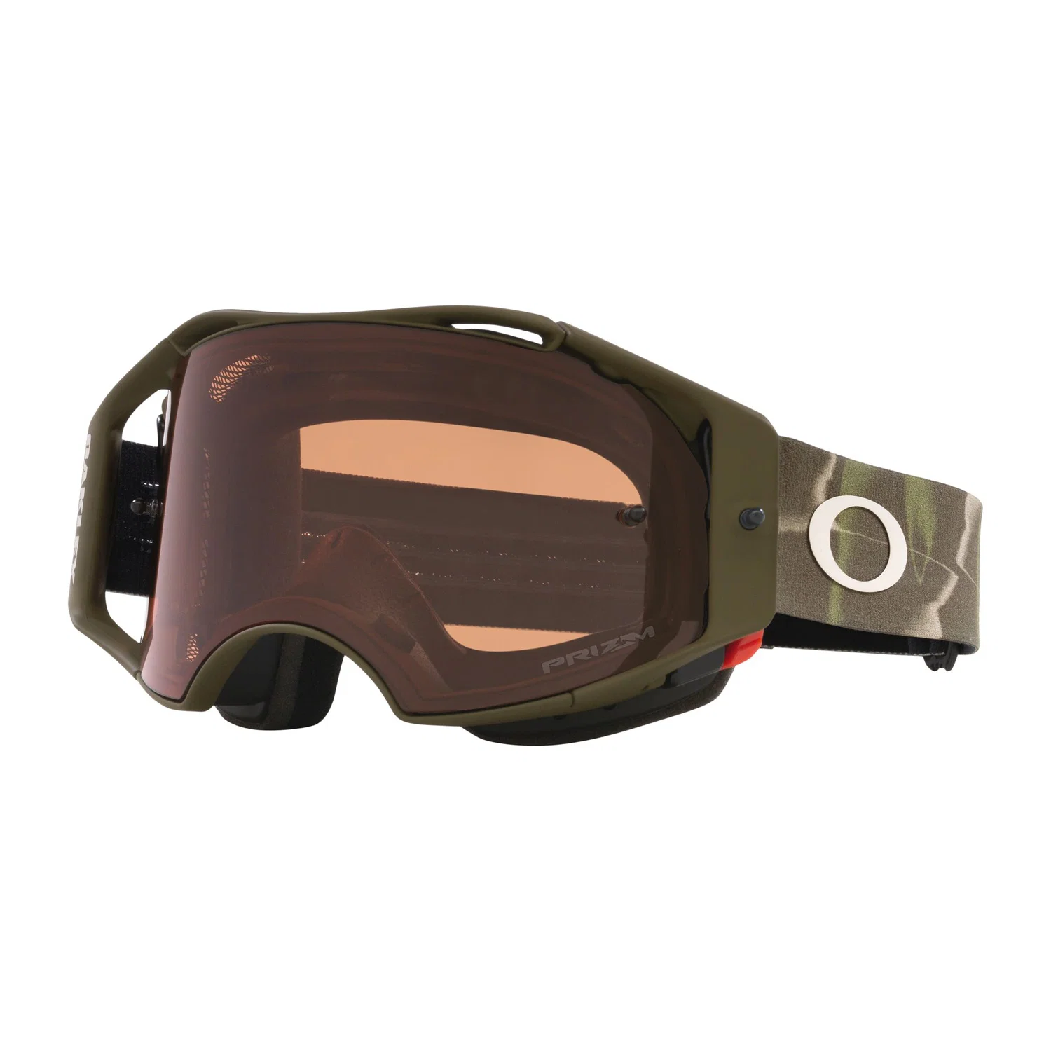 OAKLEY AIRBRAKE MTB Dark Brush Camo Goggle Prizm MX Bronze Goggle - Image 12