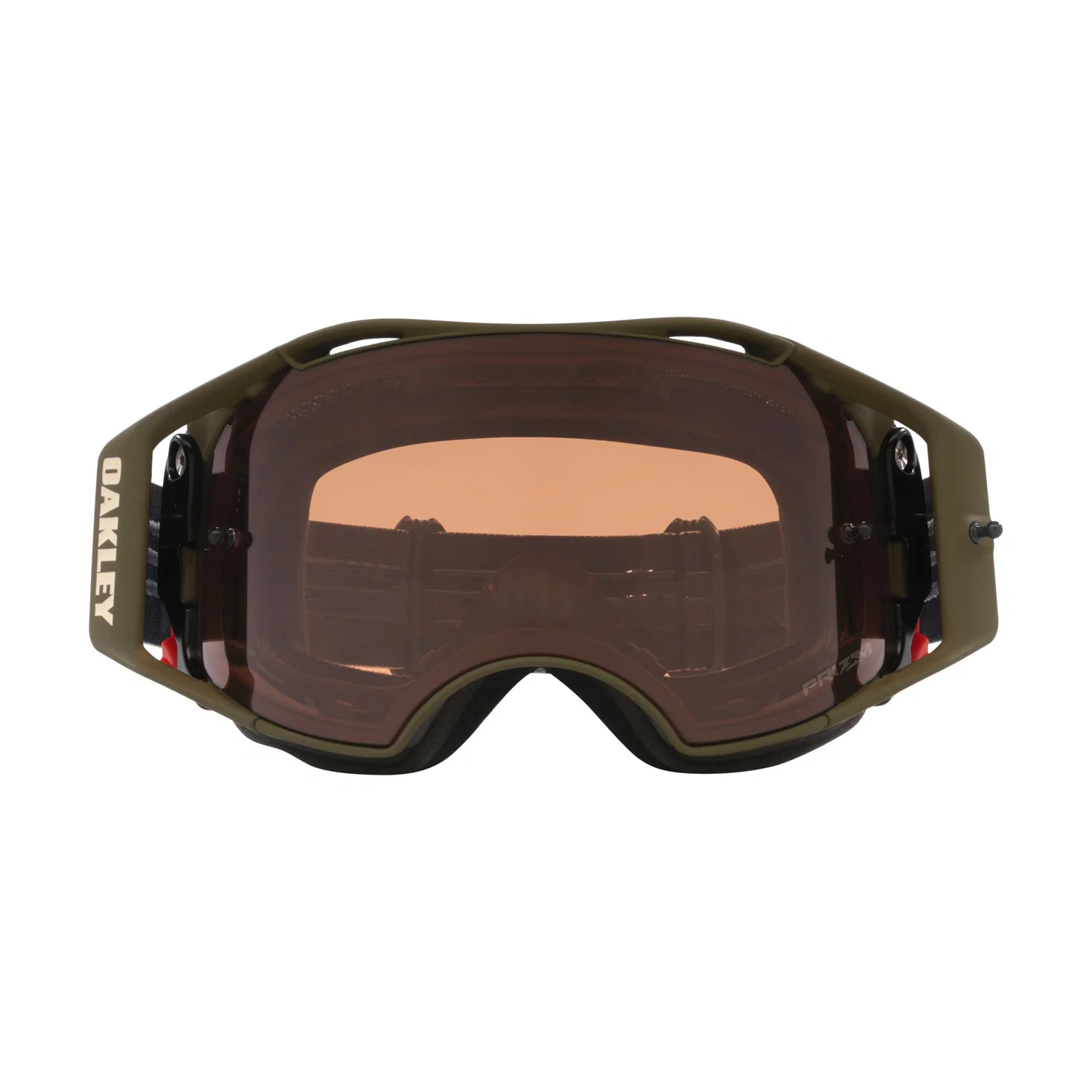 OAKLEY AIRBRAKE MTB Dark Brush Camo Goggle Prizm MX Bronze Goggle - Image 13