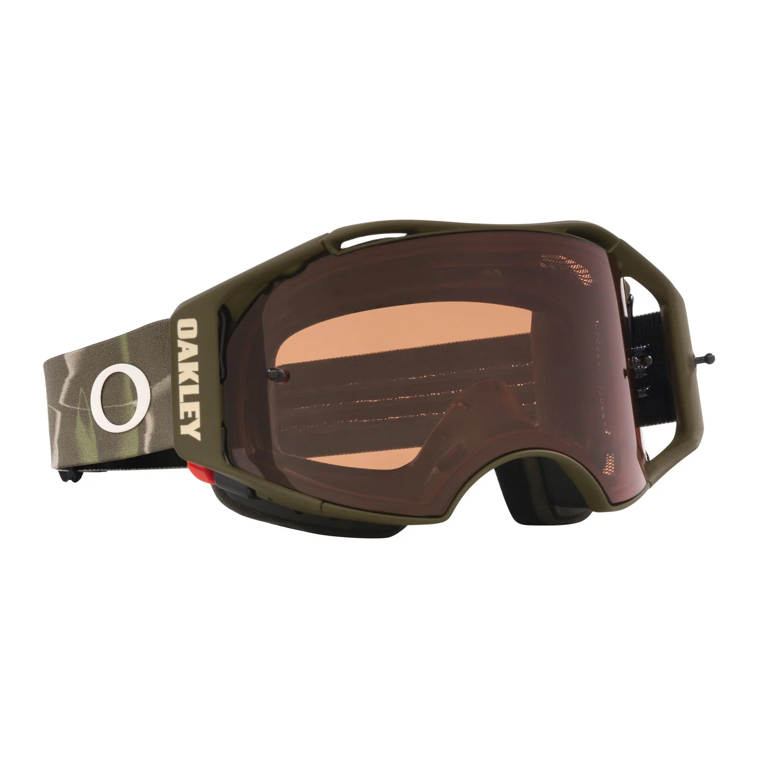 OAKLEY AIRBRAKE MTB Dark Brush Camo Goggle Prizm MX Bronze Goggle - Image 2