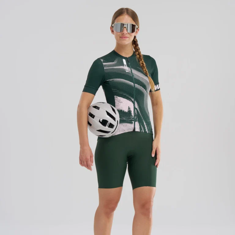 MAVIC AKSIUM GRAPHIC Koszulka damska z krótkim rękawem Khaki/Różowy - Image 4
