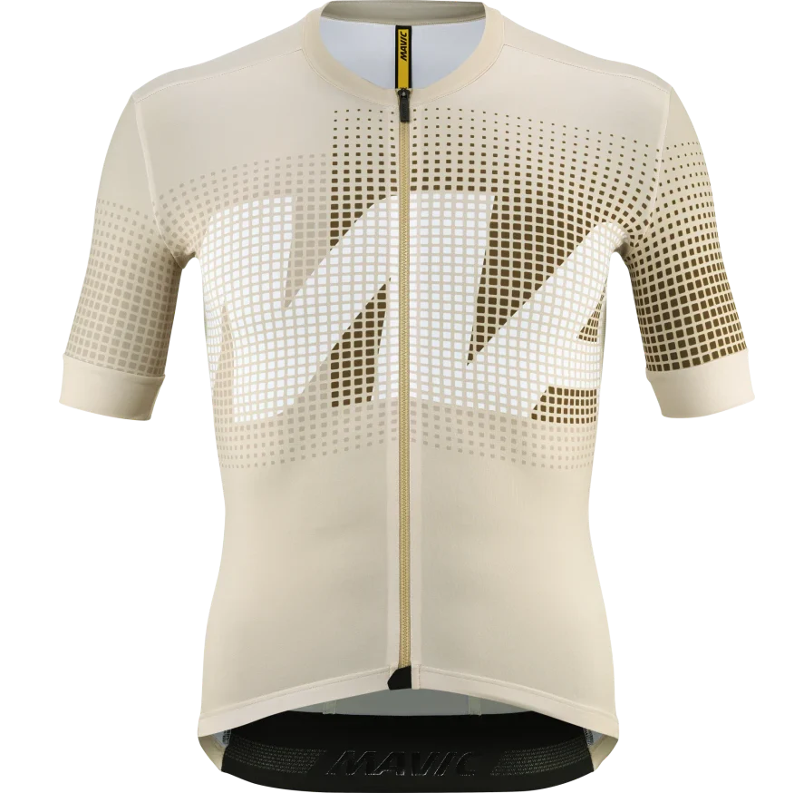 MAVIC AKSIUM GRAPHIC Koszulka z krótkim rękawem beżowa