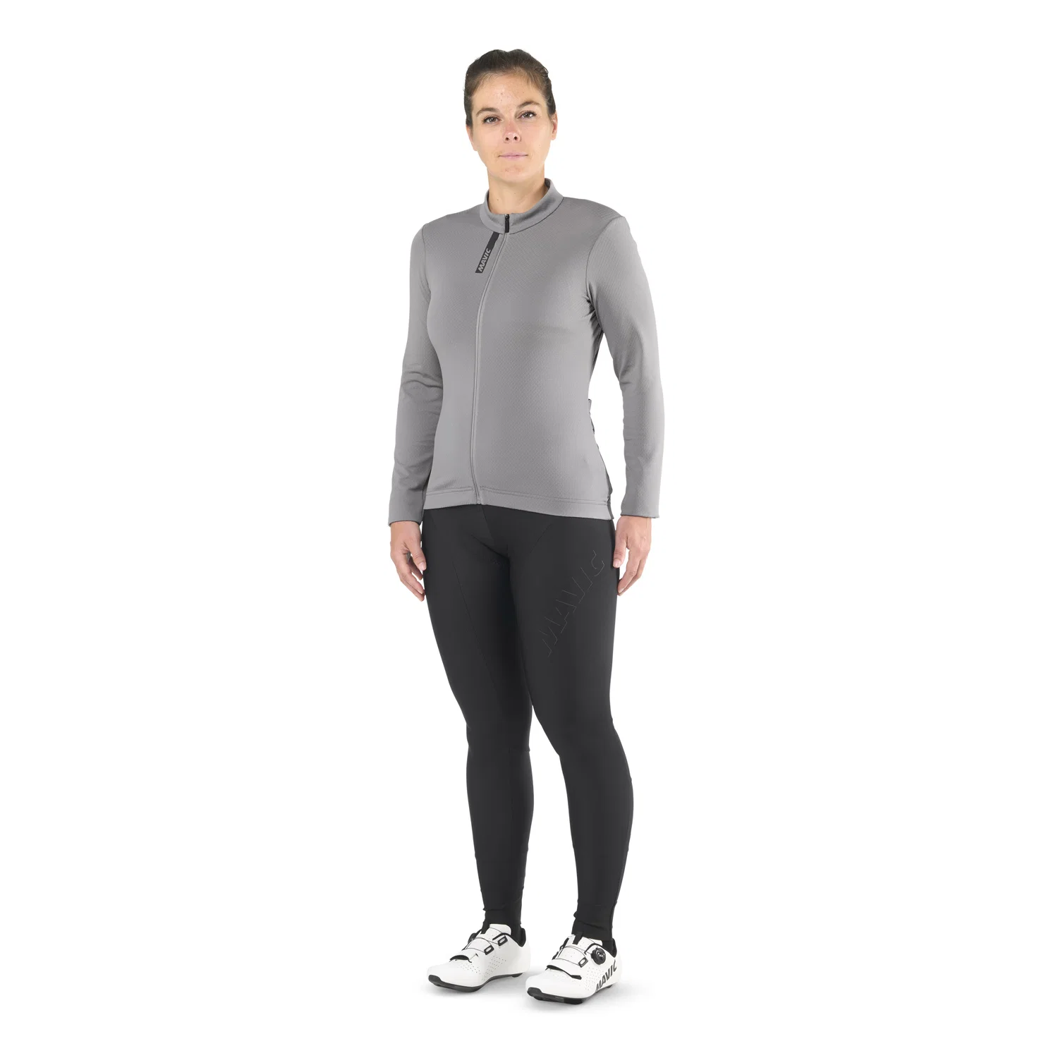 MAVIC AKSIUM THERMO Damska koszulka z długim rękawem Szary - Image 4