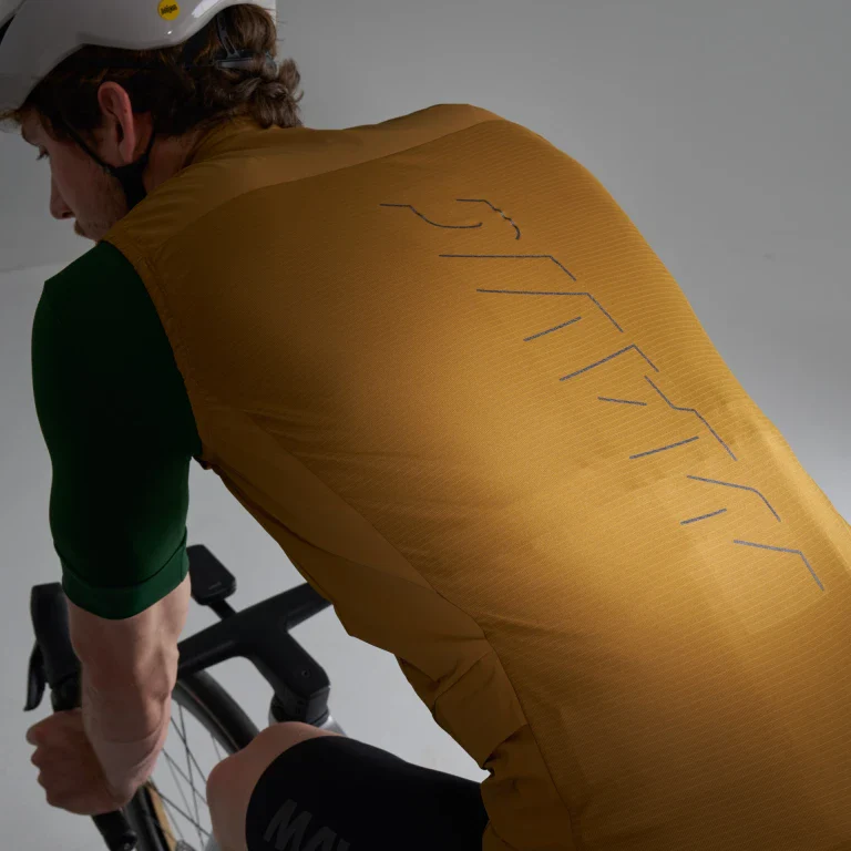 MAVIC AKSIUM WIND Kurtka bez rękawów brązowa - Image 6