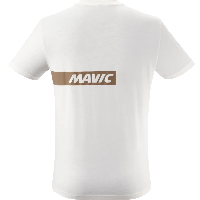 MAVIC CORPORATE STRIPE T-Shirt biały - Image 2