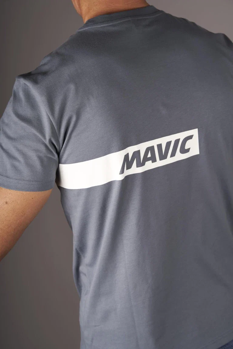 MAVIC CORPORATE STRIPE T-Shirt Niebieski - Image 4