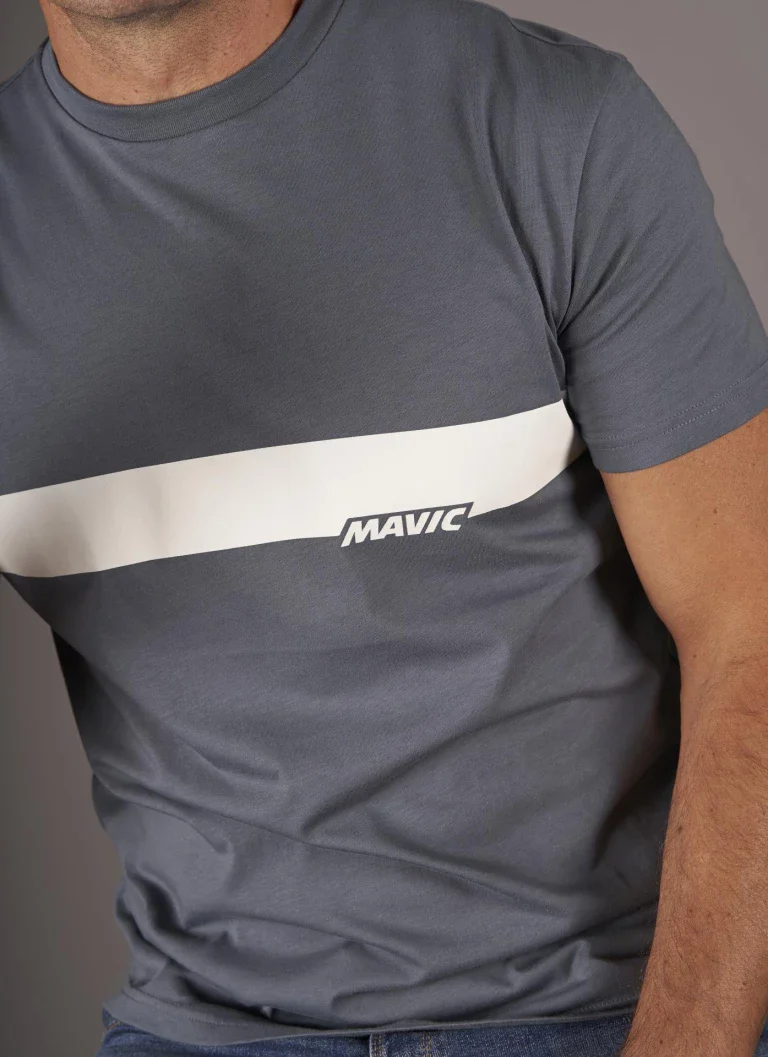 MAVIC CORPORATE STRIPE T-Shirt Niebieski - Image 5