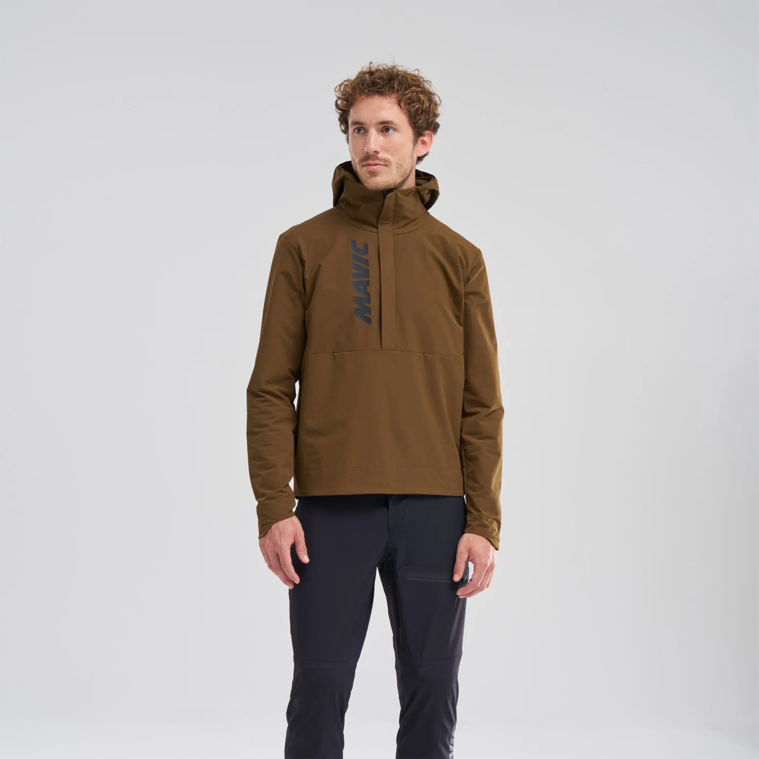 MAVIC DEEMAX THERMO WIND HOODIE Kurtka brązowa - Image 3