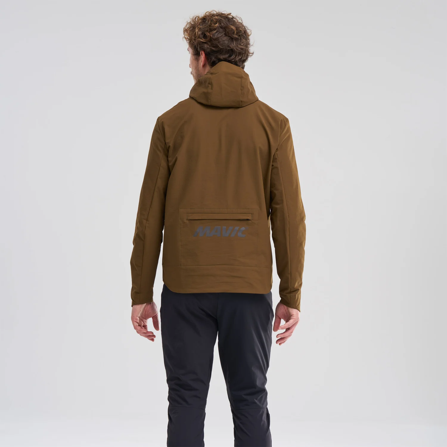 MAVIC DEEMAX THERMO WIND HOODIE Kurtka brązowa - Image 5