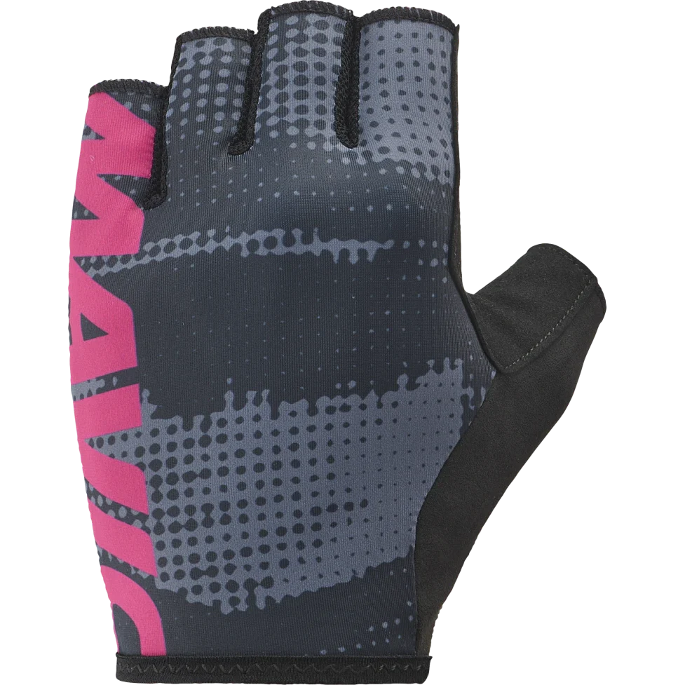 MAVIC ESSENTIAL PADDED GRAPHIC Krótkie rękawice szary/różowy