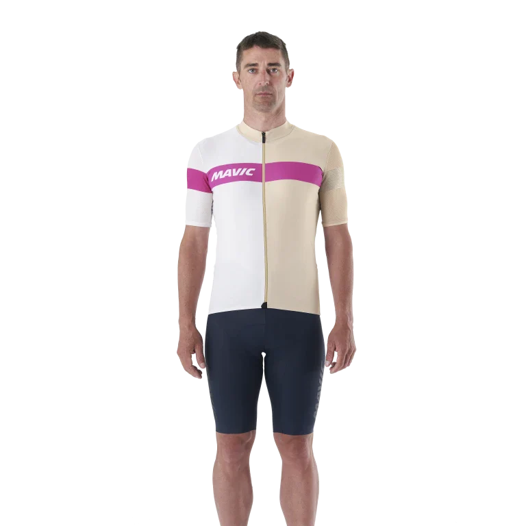 MAVIC KSYRIUM PRO Koszulka z krótkim rękawem beżowa - Image 7