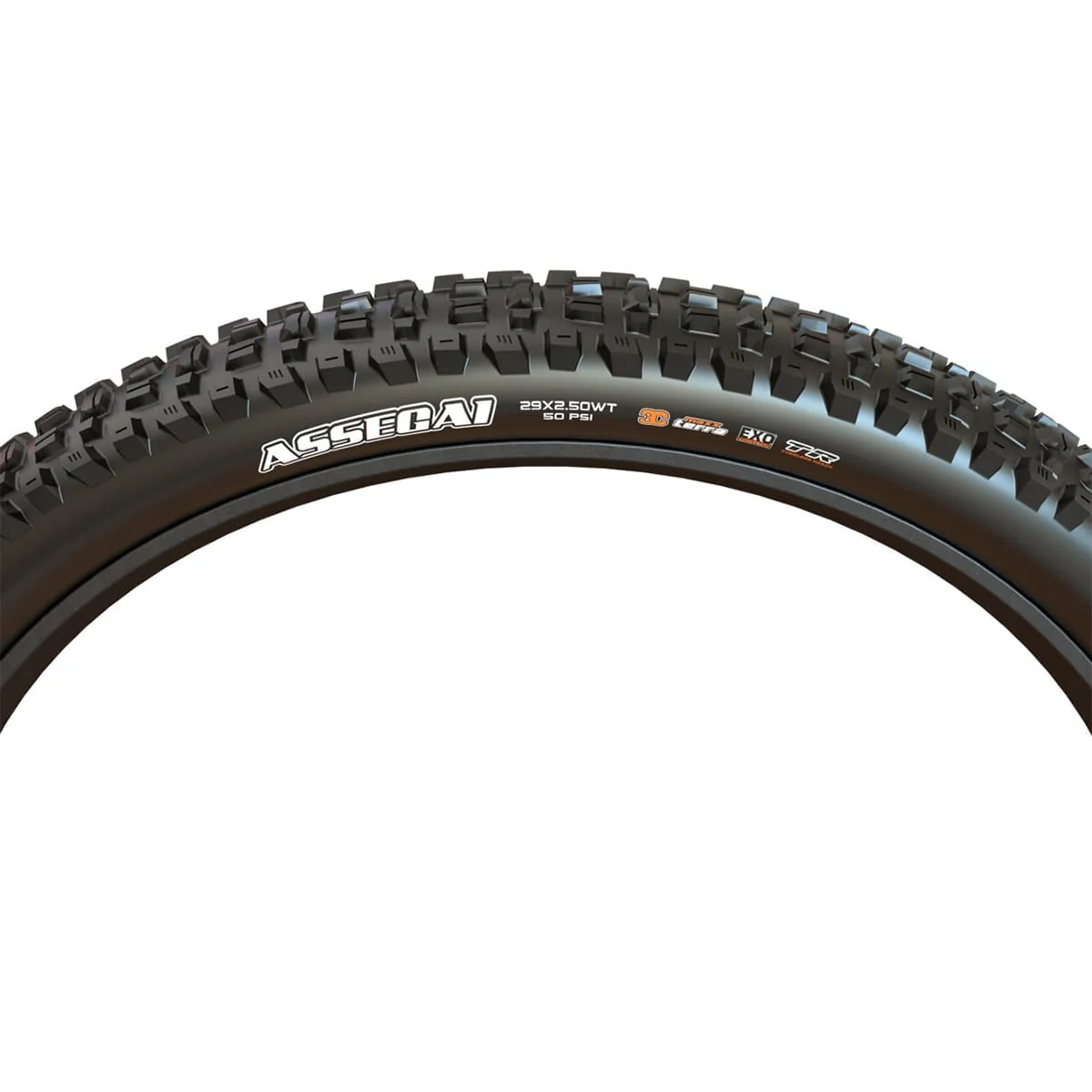 MAXXIS ASSEGAI 29x2.50 WT BikePark DH Tubeless Ready Sztywna opona czarna - Image 3