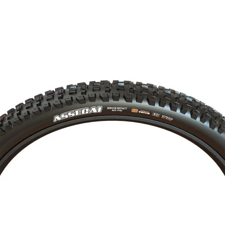 MAXXIS ASSEGAI 27.5x2.50 WT DH E50 3C MaxxGrip Tubeless Ready Opona miękka, czarna - Image 3