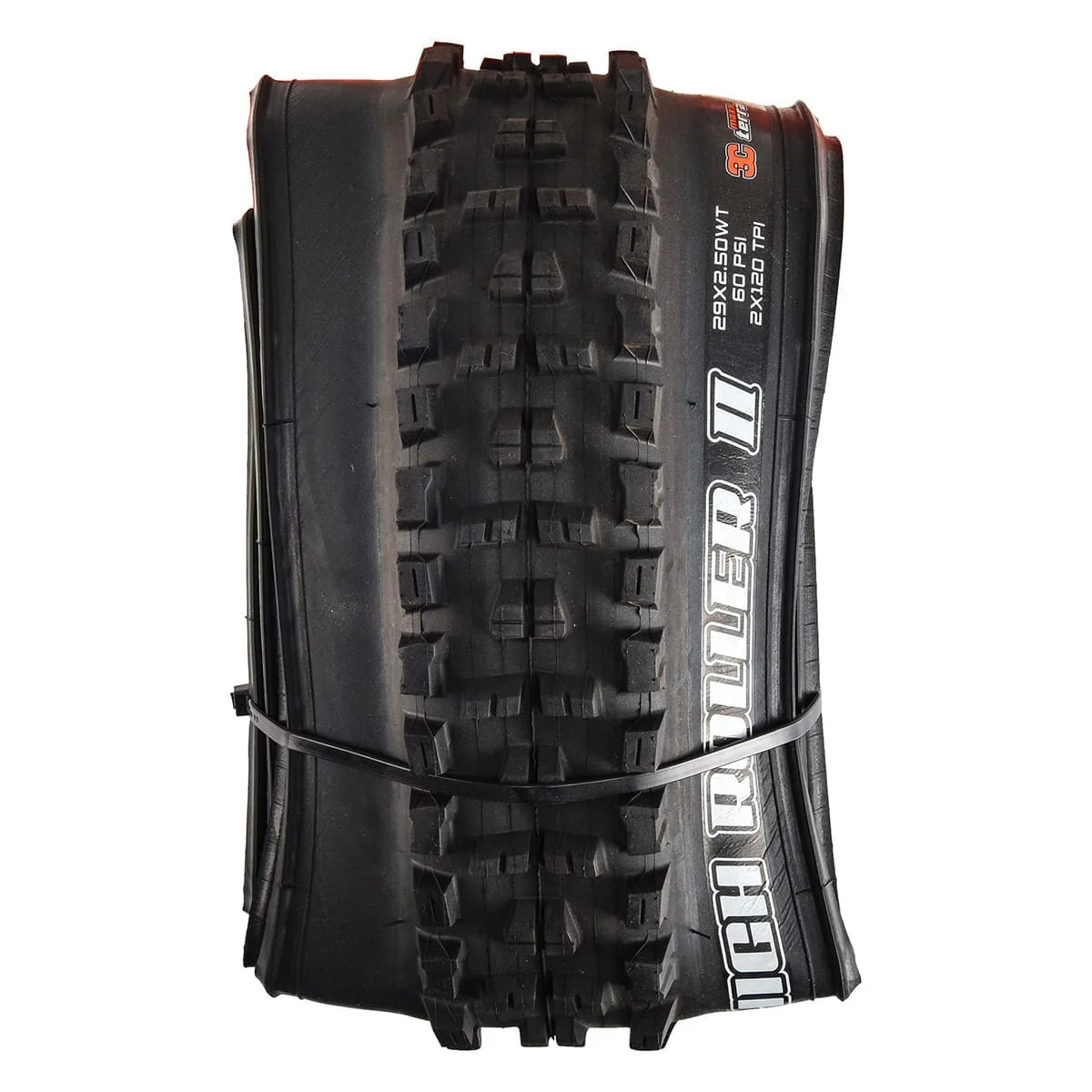 MAXXIS HIGH ROLLER II 29x2.50 WT Double Down 3C MaxxTerra Tubeless Ready Miękka opona w kolorze czarnym - Image 2