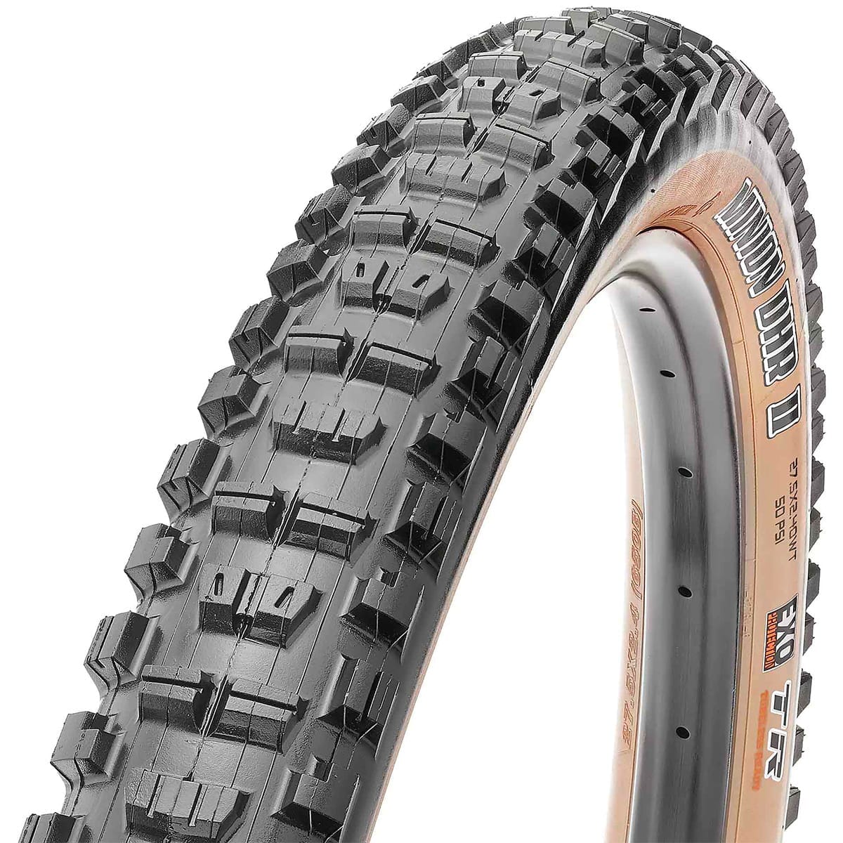 MAXXIS MINION DHR II 27.5x2.40 WT Exo Tubeless Ready Miękka opona Tanwall - Image 2