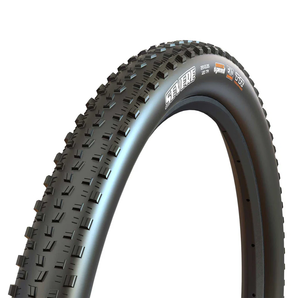 MAXXIS SEVERE 29x2.25 Maxxspeed Exo Tubeless Ready Miękka opona w kolorze czarnym