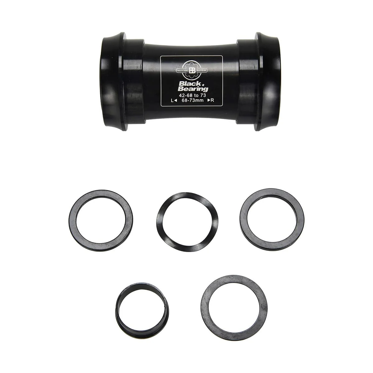 Mechanizm korbowy BLACK BEARING BB30 z osią 24 mm i stalą GXP - Image 2