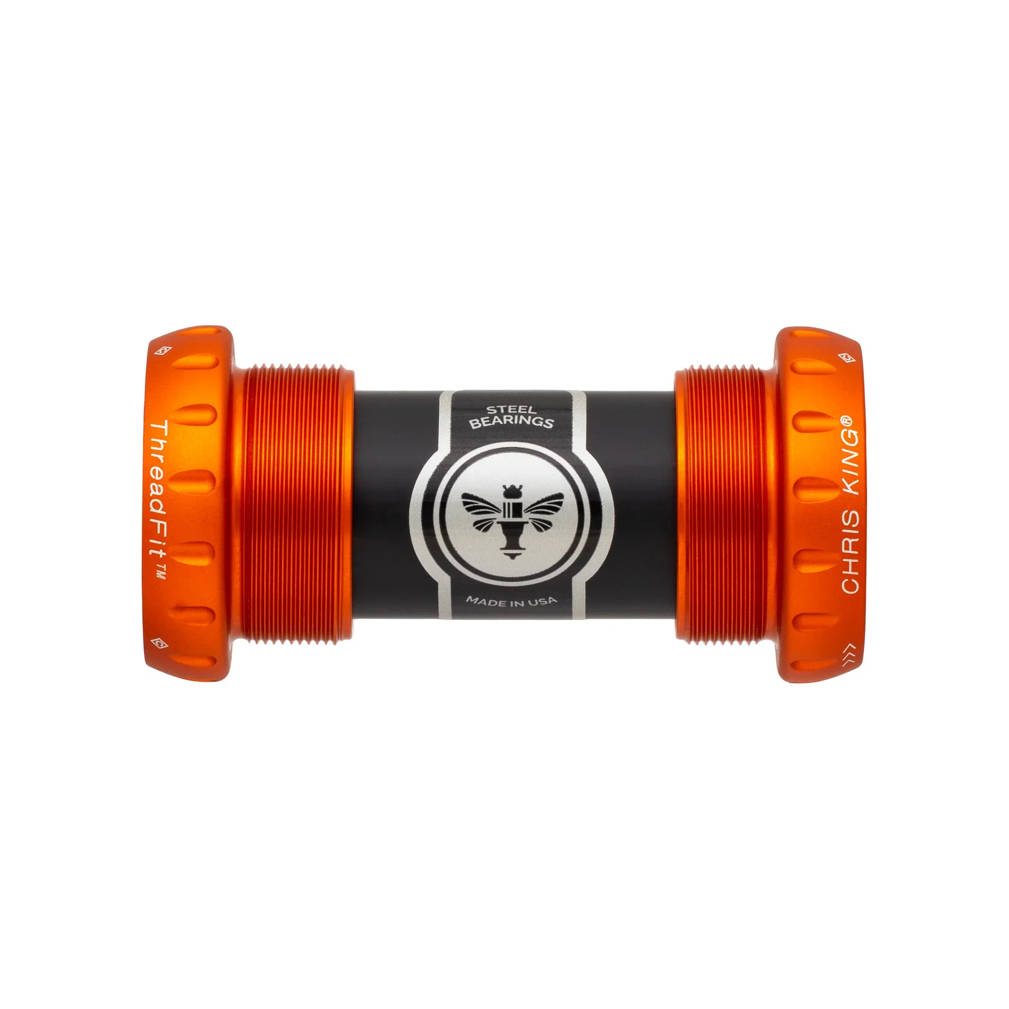 Mechanizm korbowy CHRIS KING ThreadFit 24 68/73mm Orange