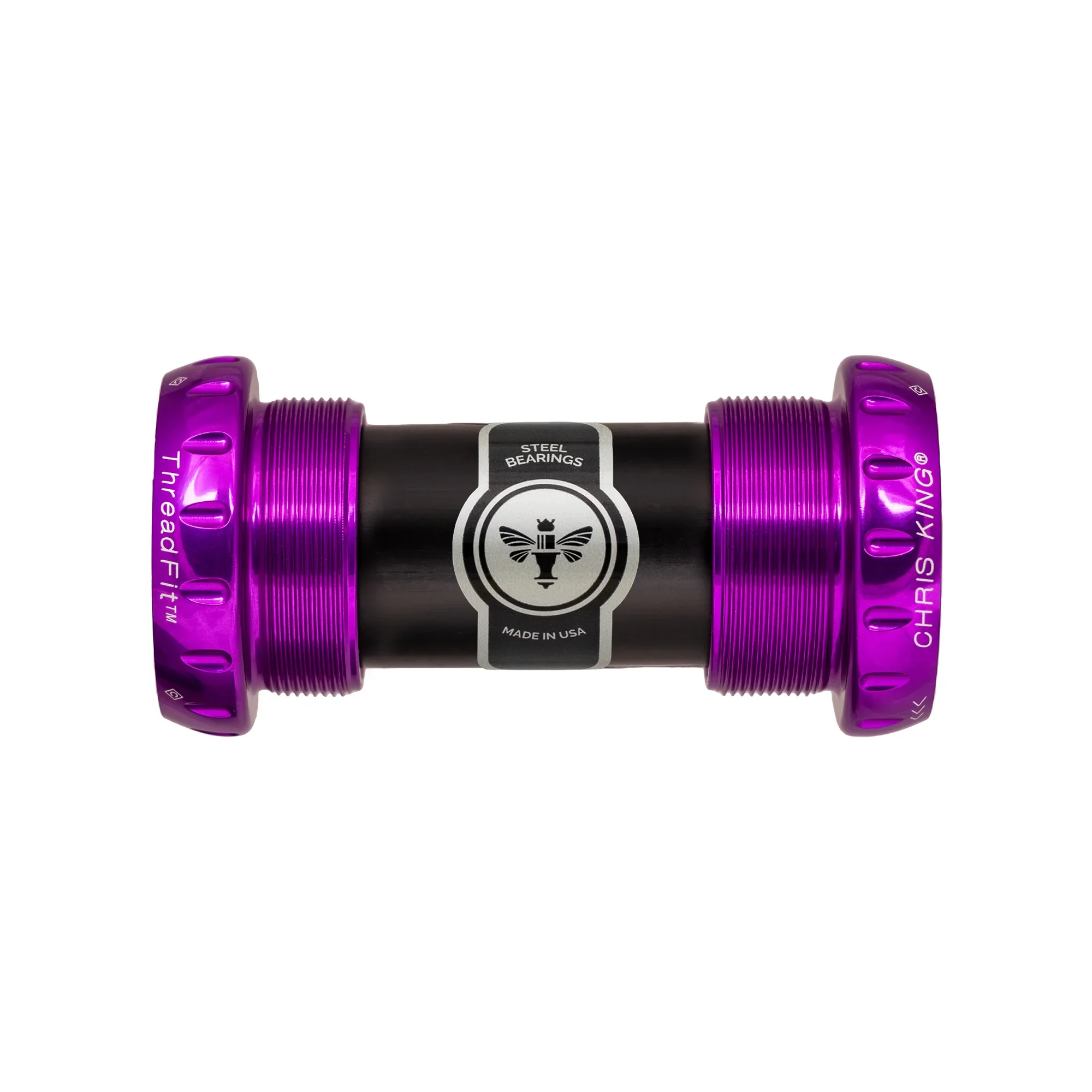 Mechanizm korbowy CHRIS KING ThreadFit 24 68/73mm Purple