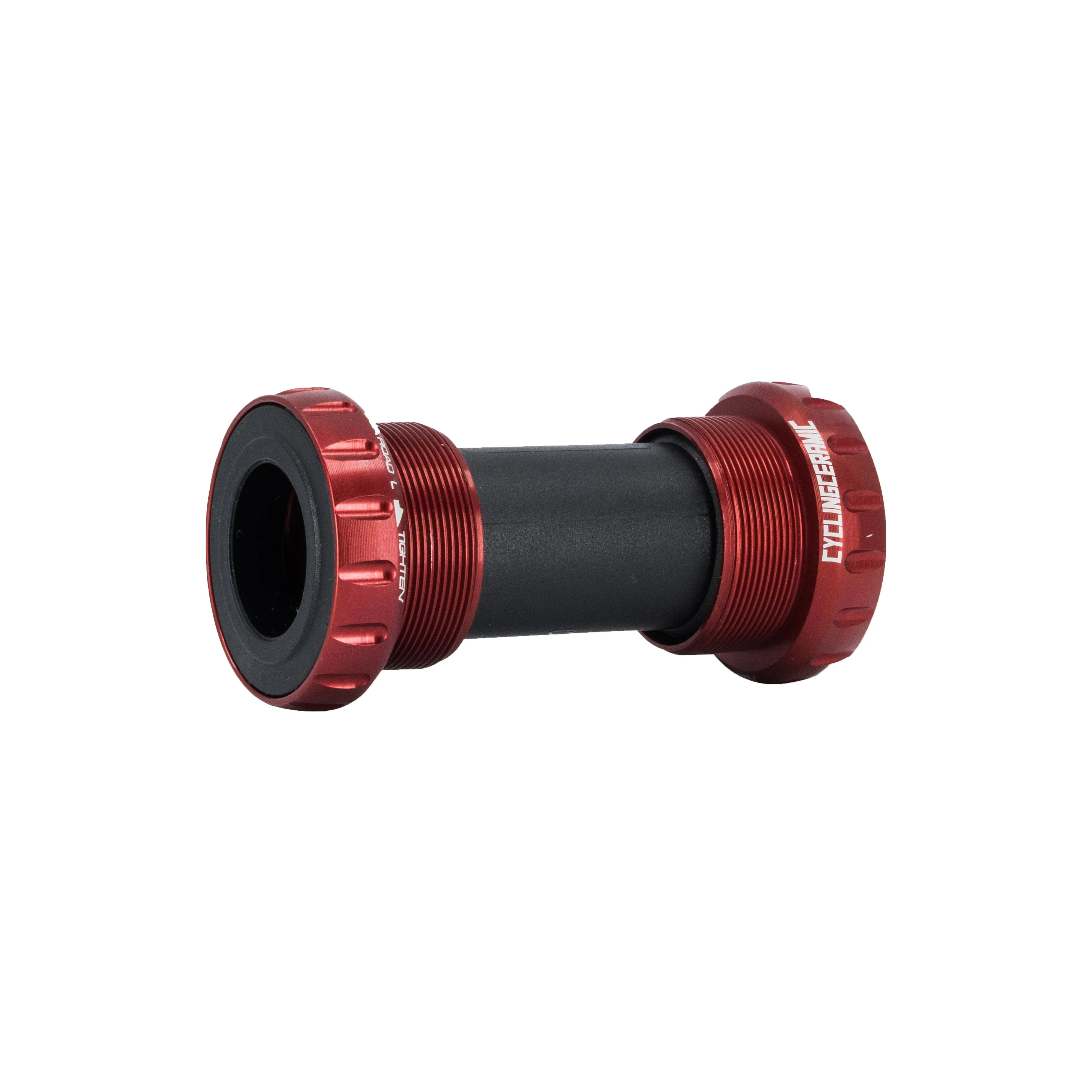Mechanizm korbowy CYCLINGCERAMIC BSC Shimano czerwony