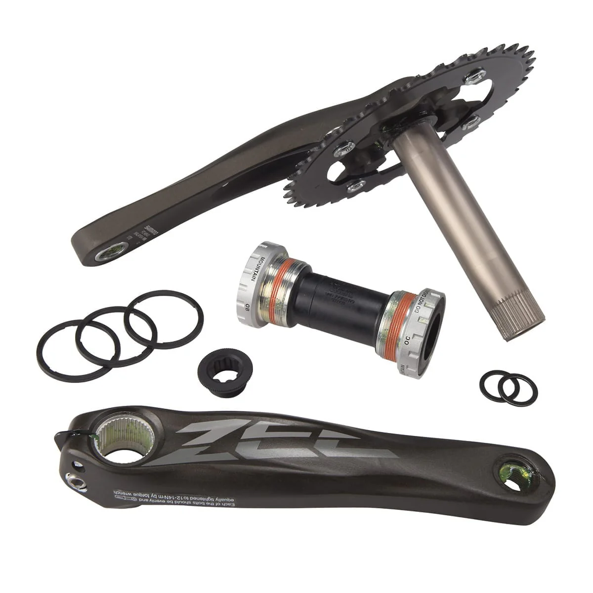 Mechanizm korbowy SHIMANO ZEE FC-M640 10V Mono - Image 2