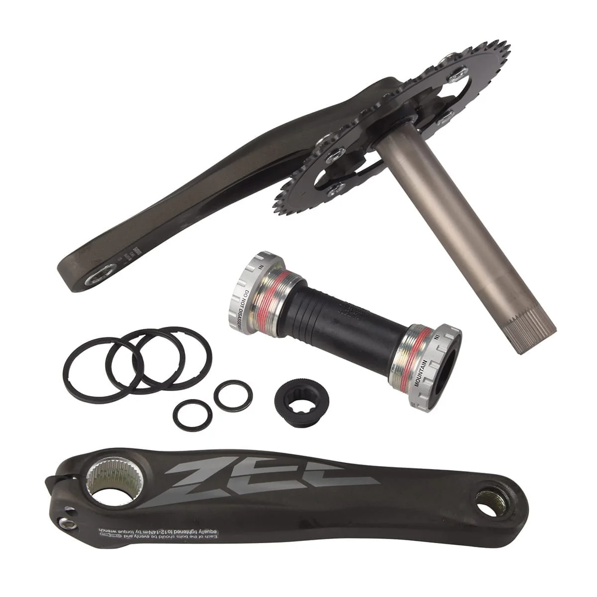 Mechanizm korbowy SHIMANO ZEE FC-M645 10V Mono - Image 2