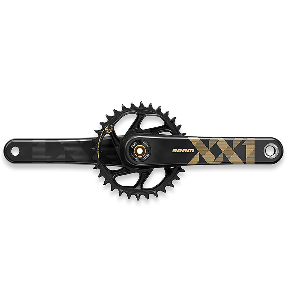 Mechanizm korbowy SRAM EAGLE XX1 X-SYNC2 BOOST DUB Direct Mount Gold 12V Mono