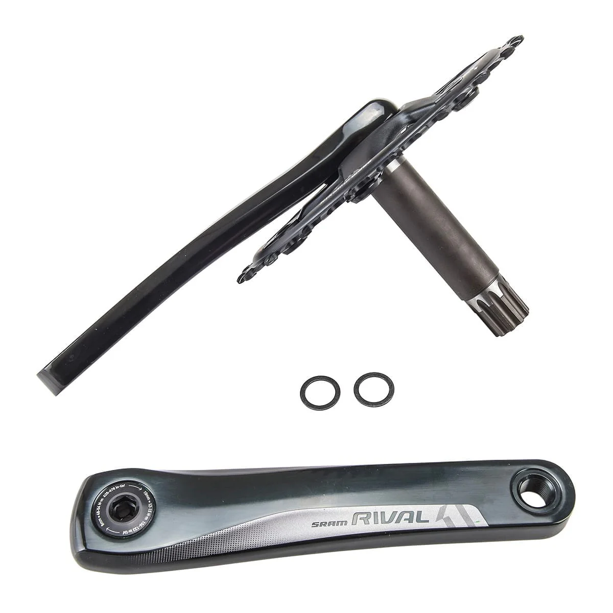 Mechanizm korbowy SRAM RIVAL 1 GXP Mono 5 Hole 11 Speed Black - Image 2