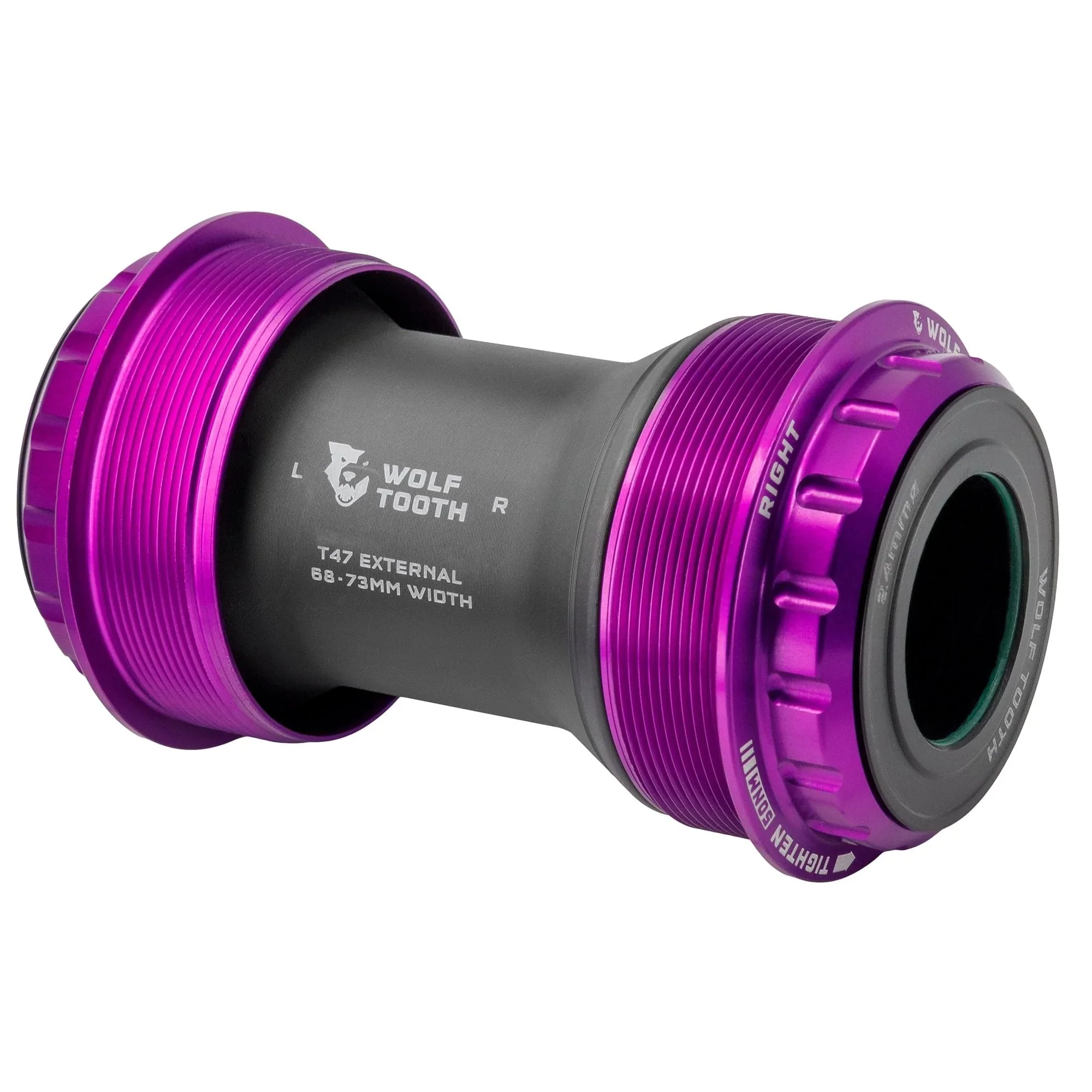 Mechanizm korbowy WOLFTOOTH T47 External 30mm Ultraviolet Purple