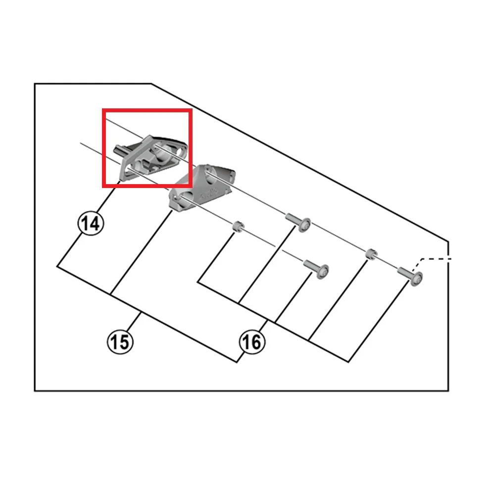 Membrana korpusu prawej dźwigni SHIMANO ST-R9120/R8025/R7020/R7025