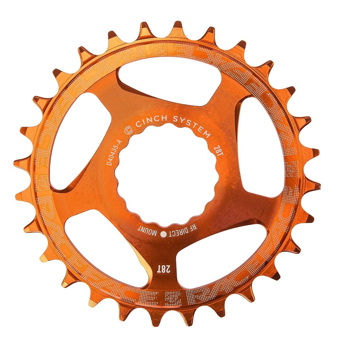 Mono RACE FACE NARROW WIDE 9/10/11/12V Cinch Direct Mount Orange