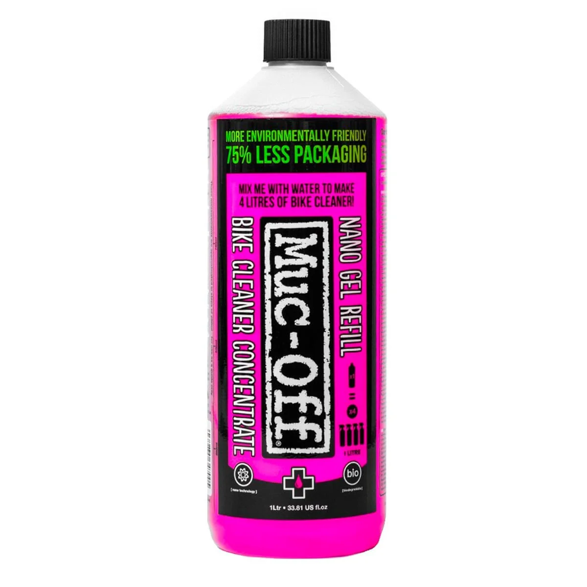 MUC-OFF NANO GEL CONCENTRATE Skoncentrowany wkład do czyszczenia rowerów (1 L na 4 L)