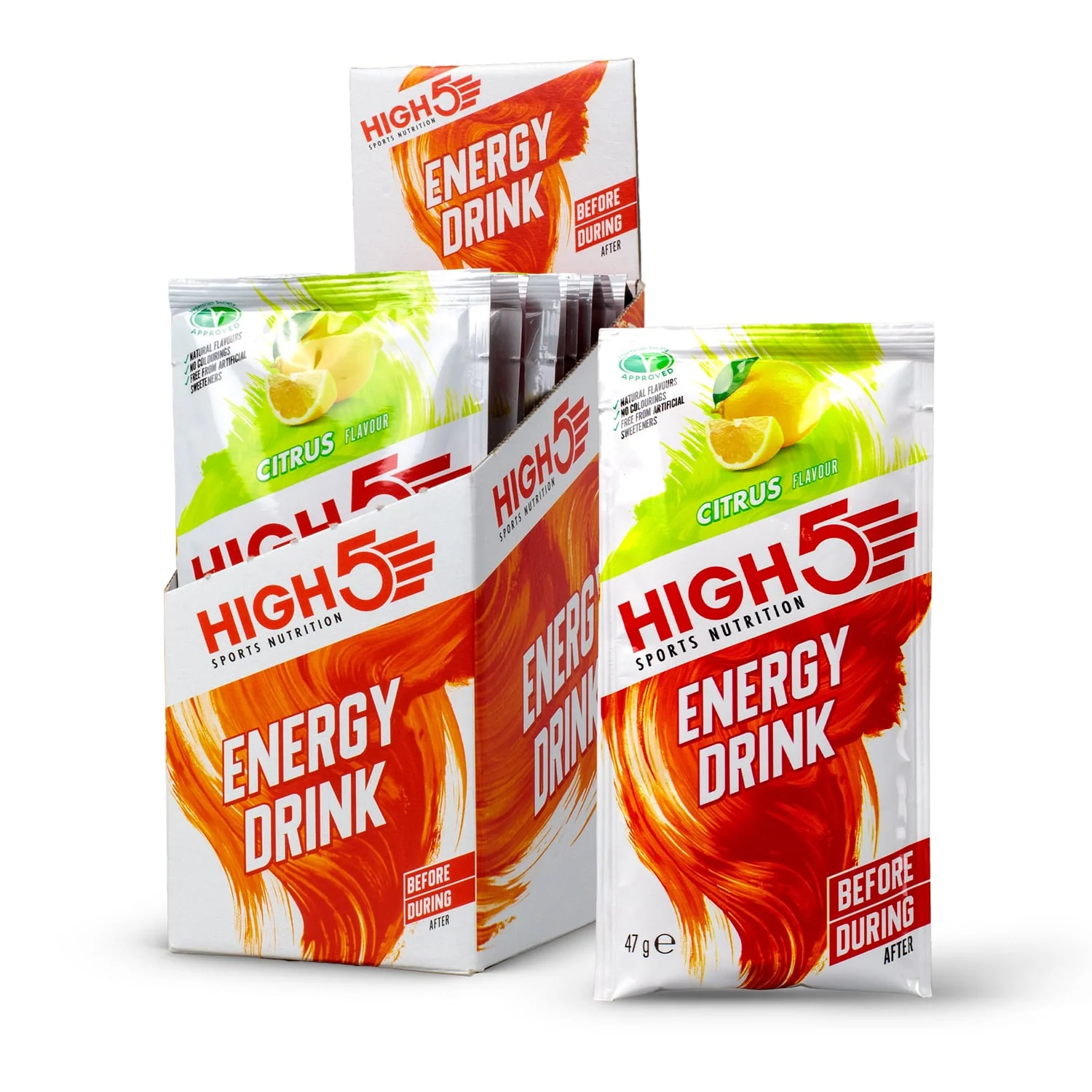 Napój energetyczny High5 ENERGY DRINK CAFFEINE HIT (47g) Lemon
