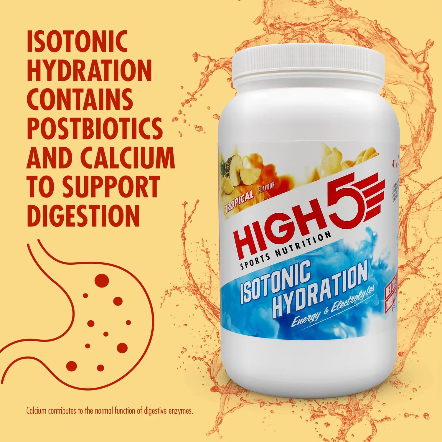 Napój energetyczny High5 ISOTONIC (1,23 kg) Tropical - Image 3