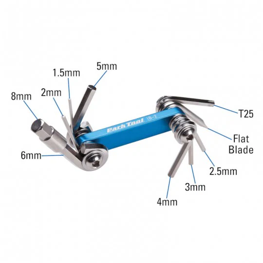 Narzędzie wielofunkcyjne PARK TOOL IB-2 (8 narzędzi) - Image 2