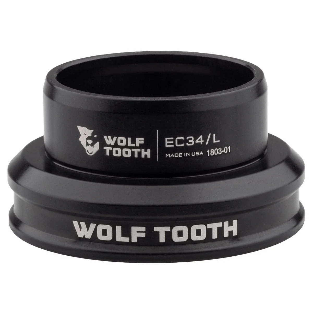 Niska miska dla zewnętrznego zestawu słuchawkowego WOLF TOOTH PREMIUM 1"1/8 EC34 Black