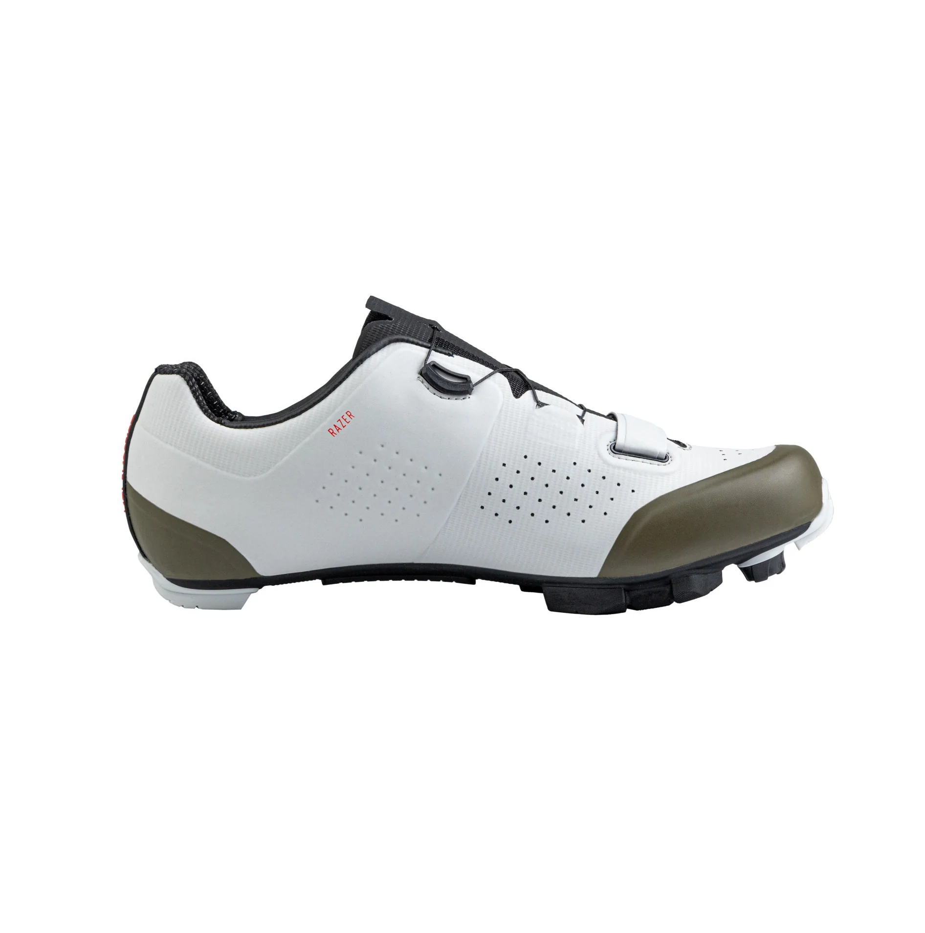 NORTHWAVE RAZER Jasnoszary/Zielony Buty XC/Gravel MTB - Image 3
